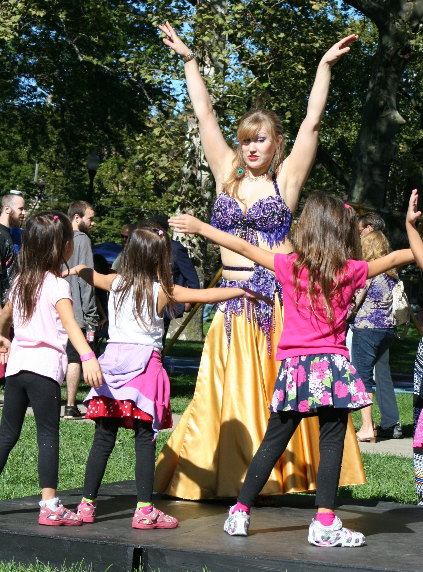 Belly Dancing Lessons at the Tremont Arts and Cultural Festival