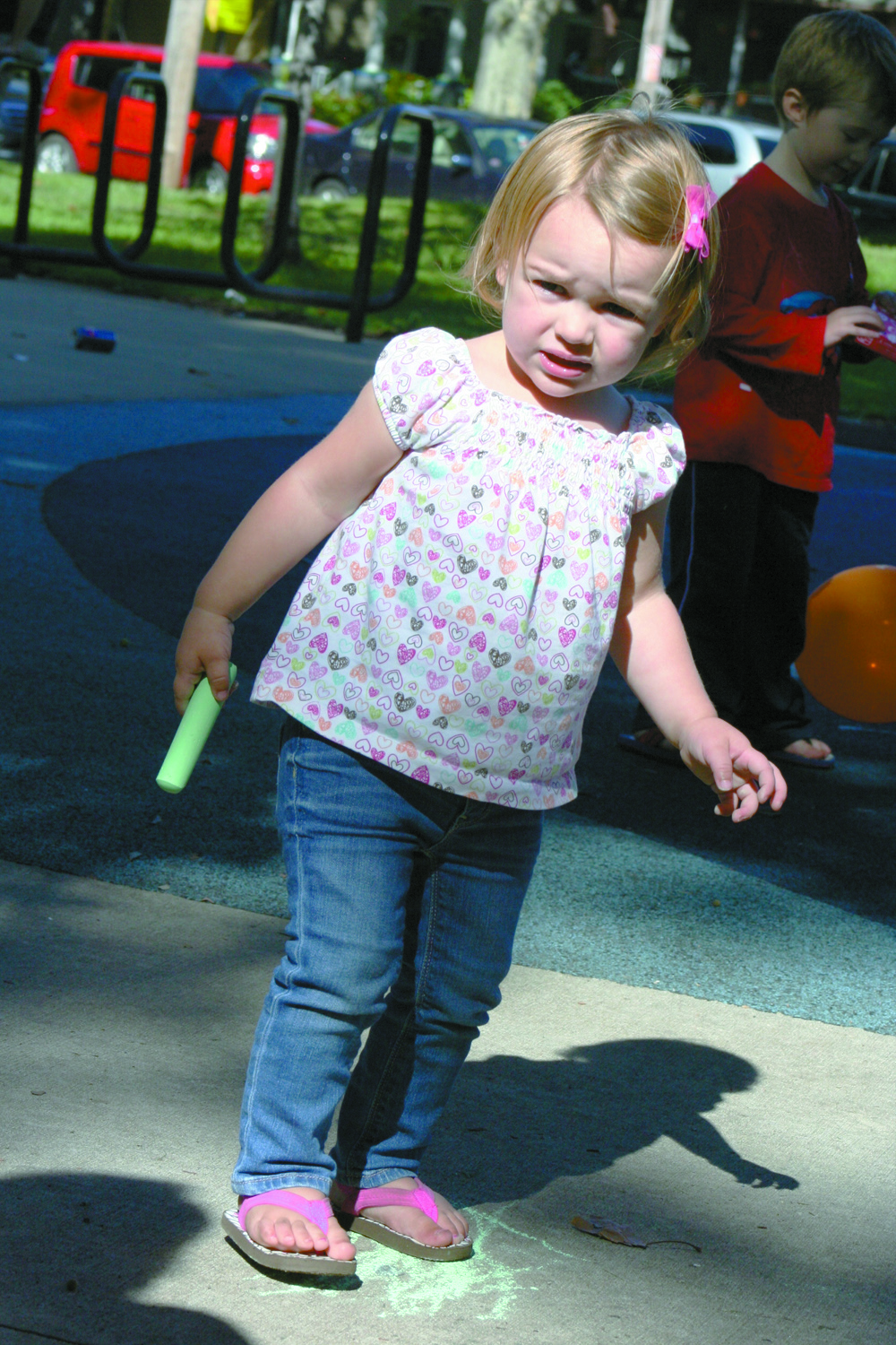 Sidewalk chalk at the Tremont Arts and Cultural Festival