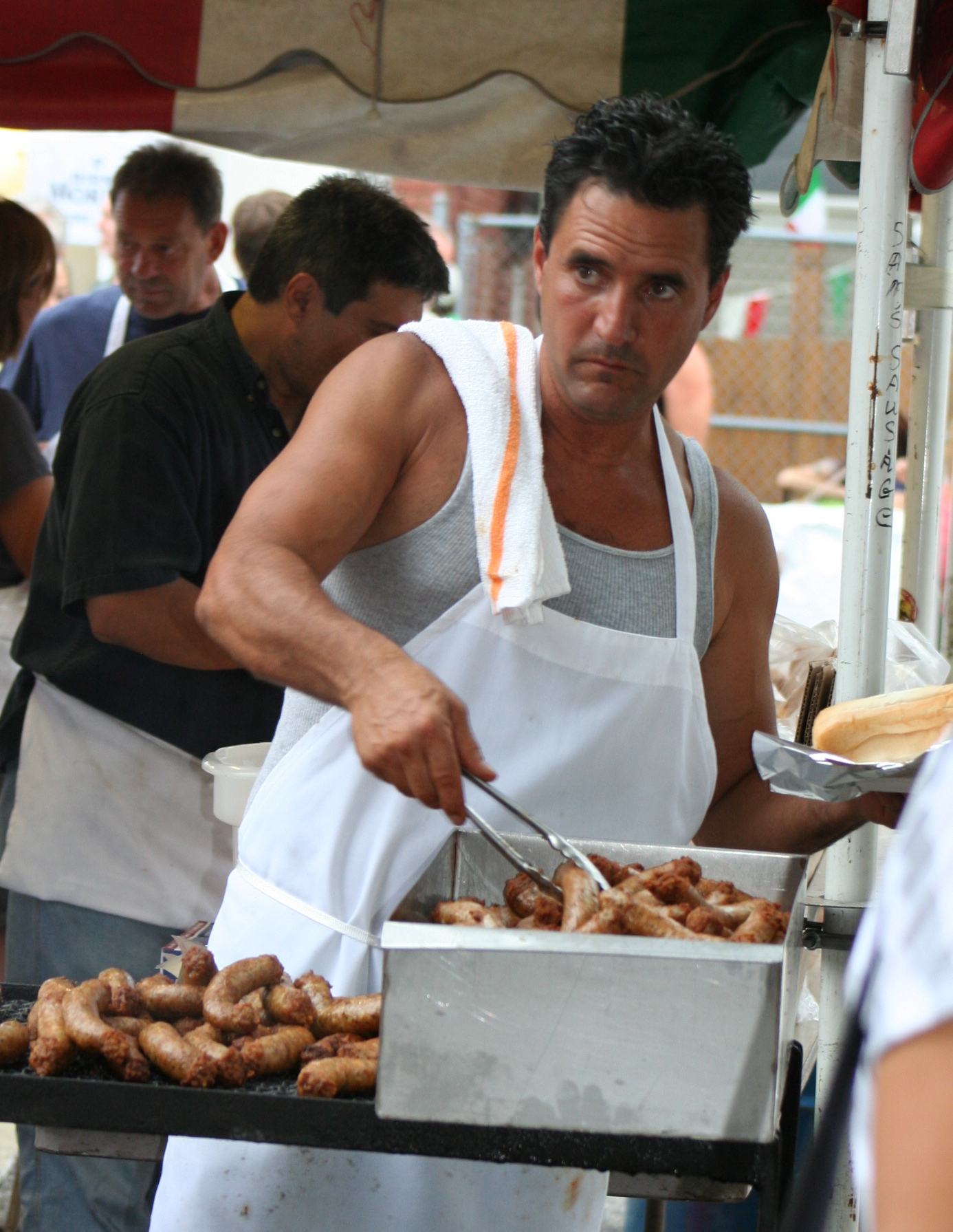 Italian Sausage at the St. Rocco Festival