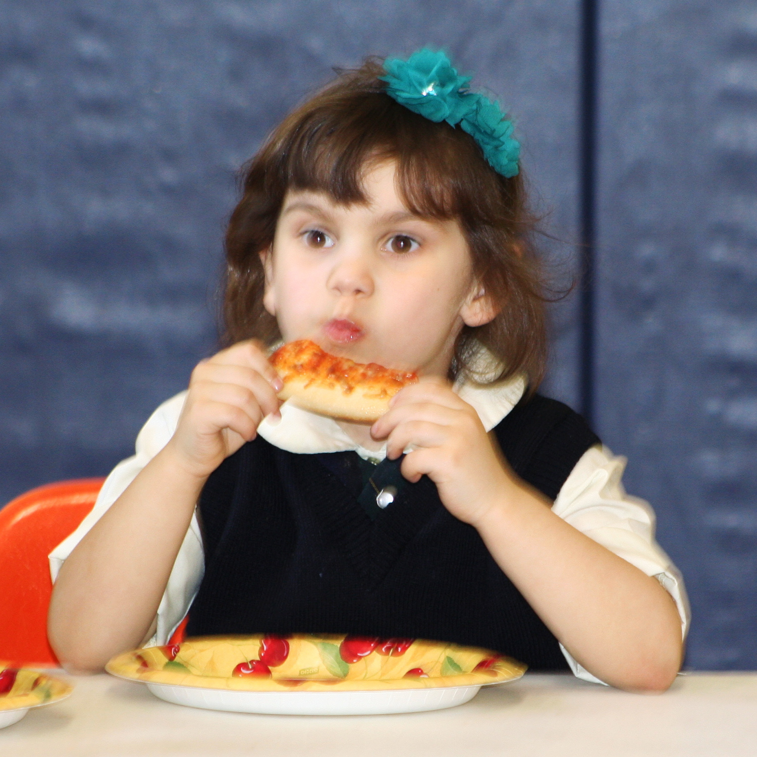 Pizza Party at Our Lady of Mt. Carmel School