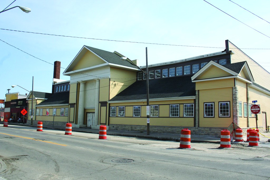 PHOTO BY DEBBIE SADLON Saturday, April 18, 2015; The Aragon Ballroom Building, 3179 W. 25th Street: Entrepreneur Ali Farai proposes to reopen the building as a banquet/assembly hall. Several variances are needed to make that possible. A Board of Zoning Appeals hearing for the Aragon Project is scheduled at 9:30 a.m. on May 11th in Room 514 of Cleveland City Hall.