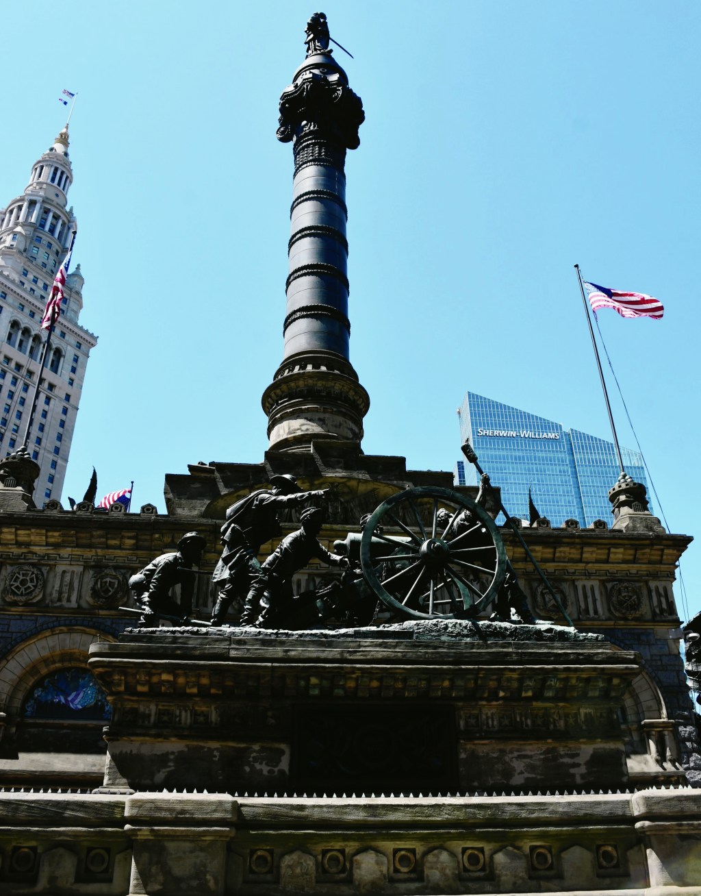 June 19, 2026; Soldiers’ and Sailors’ Monument, Cleveland Public Square: Cuyahoga County Civil War monument was the site of a Juneteenth celebration. Soldiers’ and Sailors’ Monument Executive Director Greg Palumbo gave tours of the interior of the monument, shared some of the history of June 19th 1865 and spoke of the participation of Cuyahoga County residents in the Civil War.